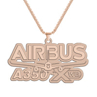 Thumbnail for Amazing Airbus A350 XWB Designed Hollow Necklace