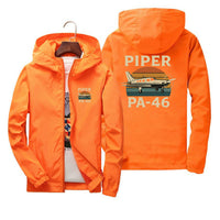 Thumbnail for Retro Piper PA-46 Designed Thin Windbreaker Jackets