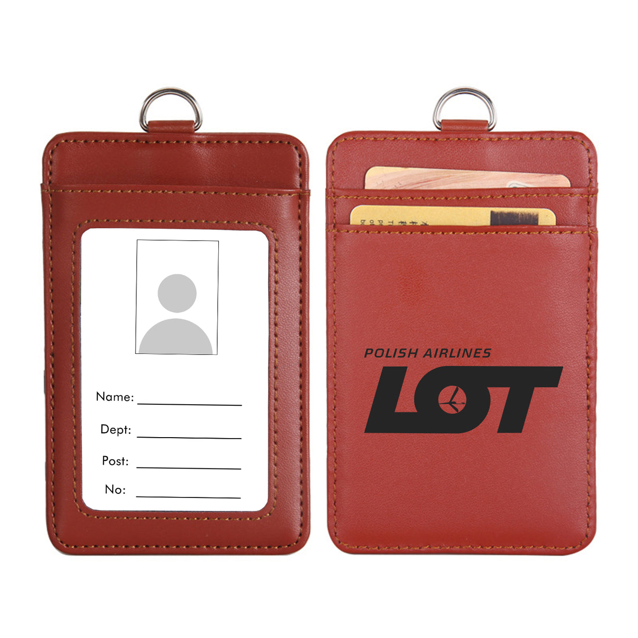 LOT Polish Airlines Designed ID Card Holder