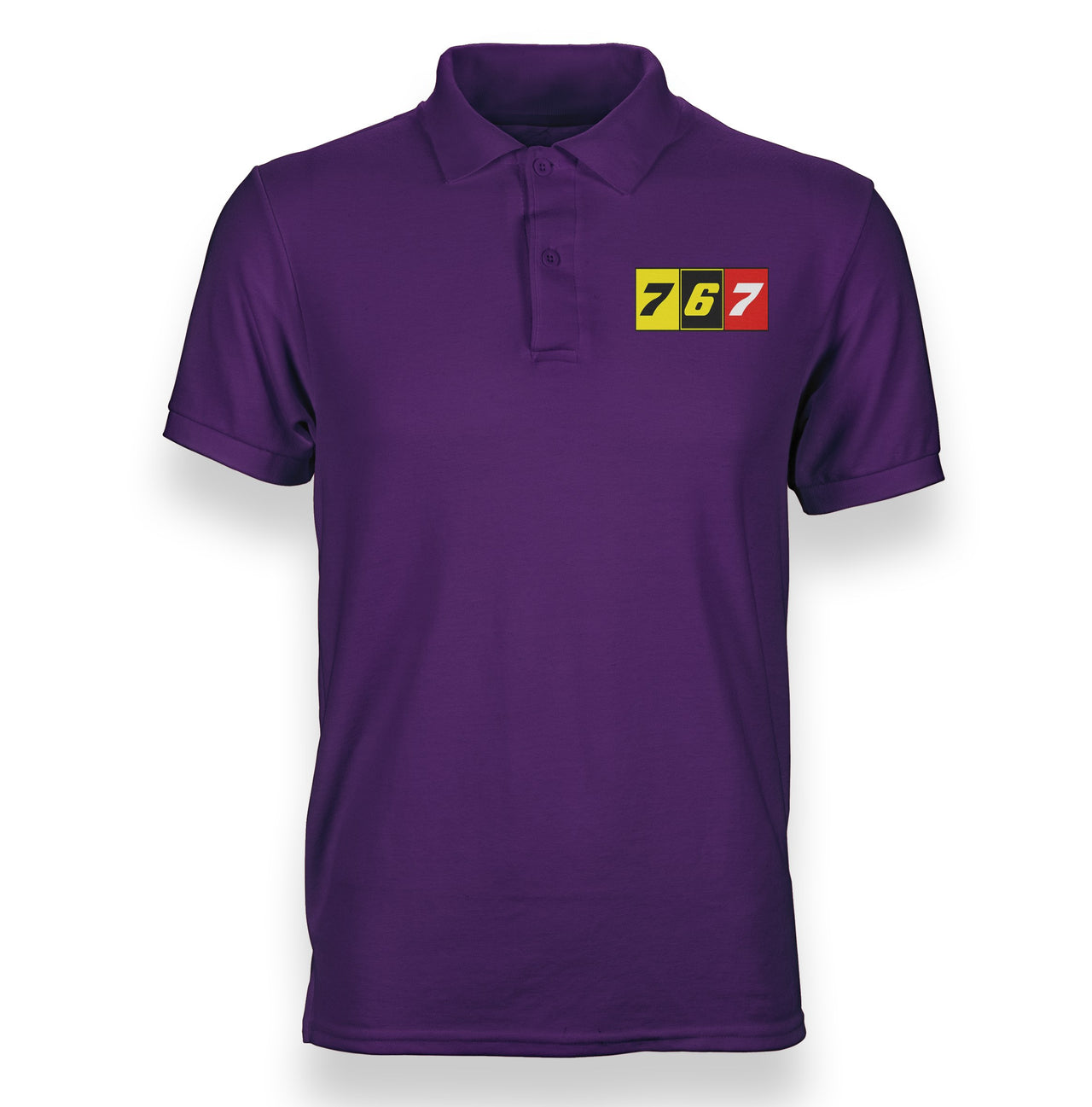 Flat Colourful 767 Designed "WOMEN" Polo T-Shirts