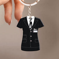 Thumbnail for British Airways Uniform Acrylic Keychain