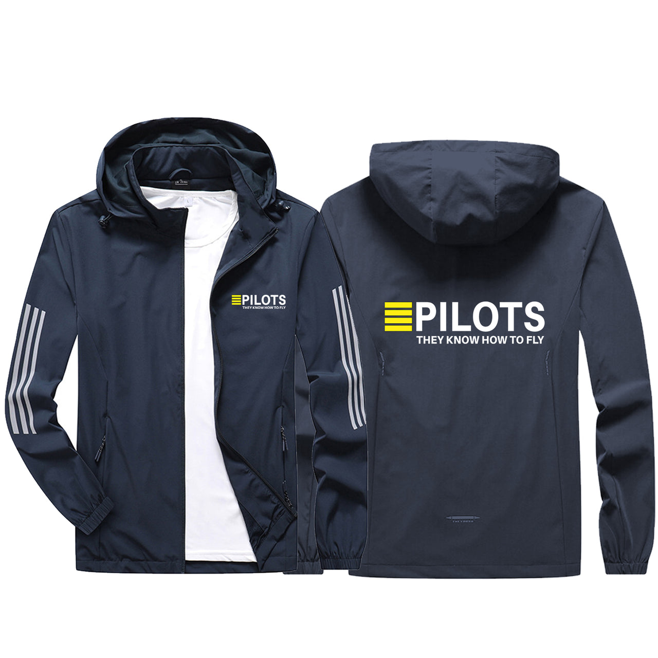 Pilots They Know How To Fly Sport & Running Jackets
