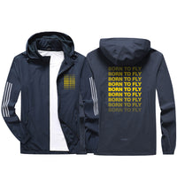 Thumbnail for Born To Fly Opacity Design Sport & Running Jackets