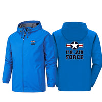 Thumbnail for US Air Force Designed Rain Jackets & Windbreakers
