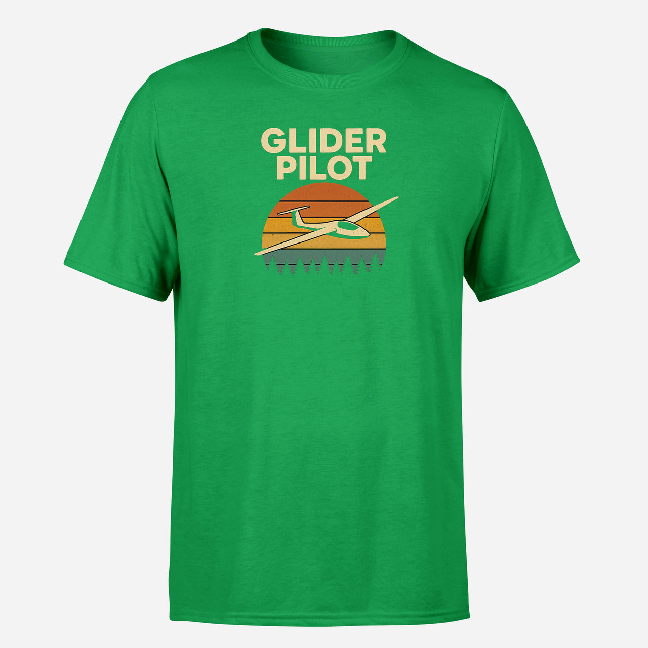 Retro Glider Design Super Quality T-Shirts