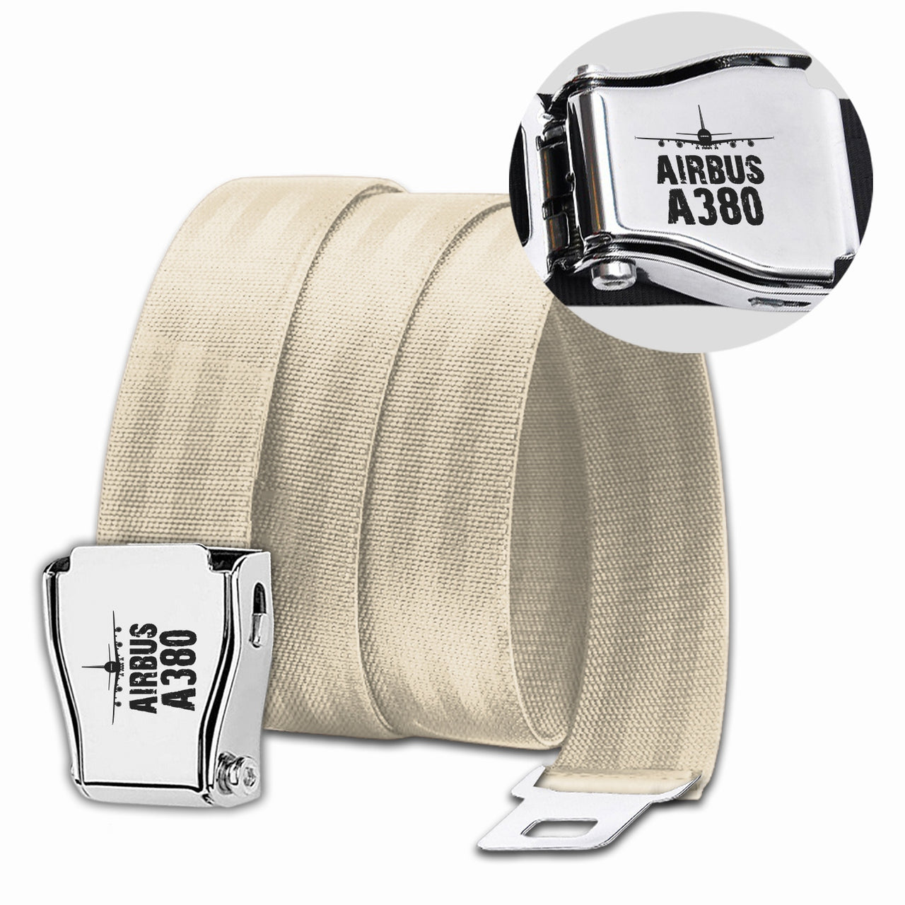 Airbus A380 & Plane Designed Fashion Airplane Seat Belts