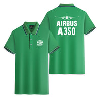 Thumbnail for Airbus A350 & Plane Designed Stylish Polo T-Shirts (Double-Side)
