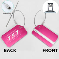 Thumbnail for Flat Colourful 757 Designed Fashion Metal Luggage Tags