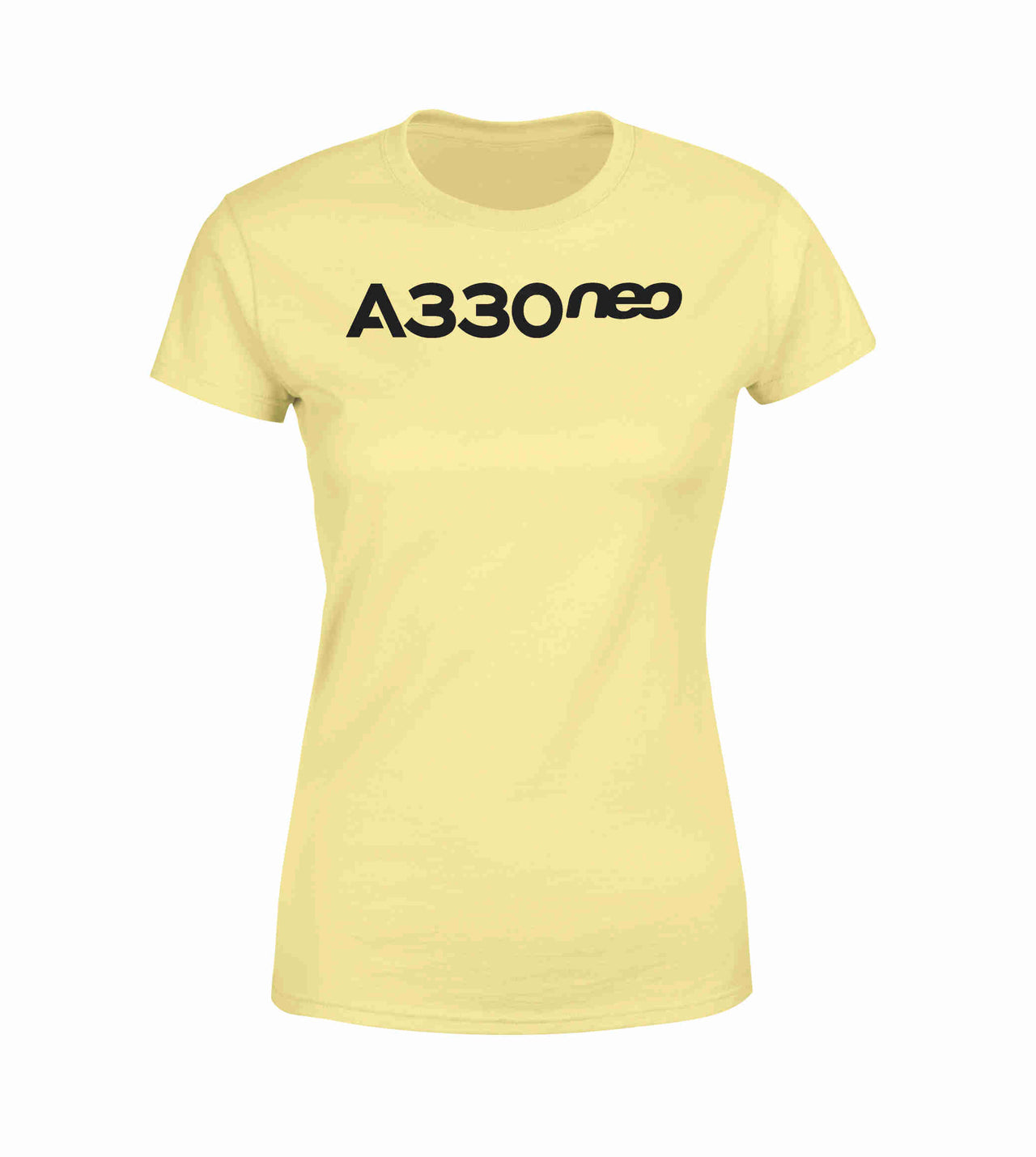 A330neo & Text Designed Women T-Shirts