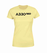 Thumbnail for A330neo & Text Designed Women T-Shirts