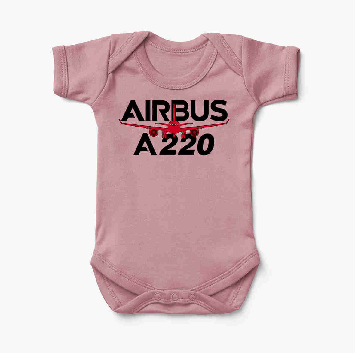 Amazing Airbus A220 Designed Baby Bodysuits