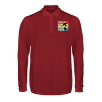 Thumbnail for Husband & Dad & Aircraft Mechanic & Legend Designed Long Sleeve Polo T-Shirts