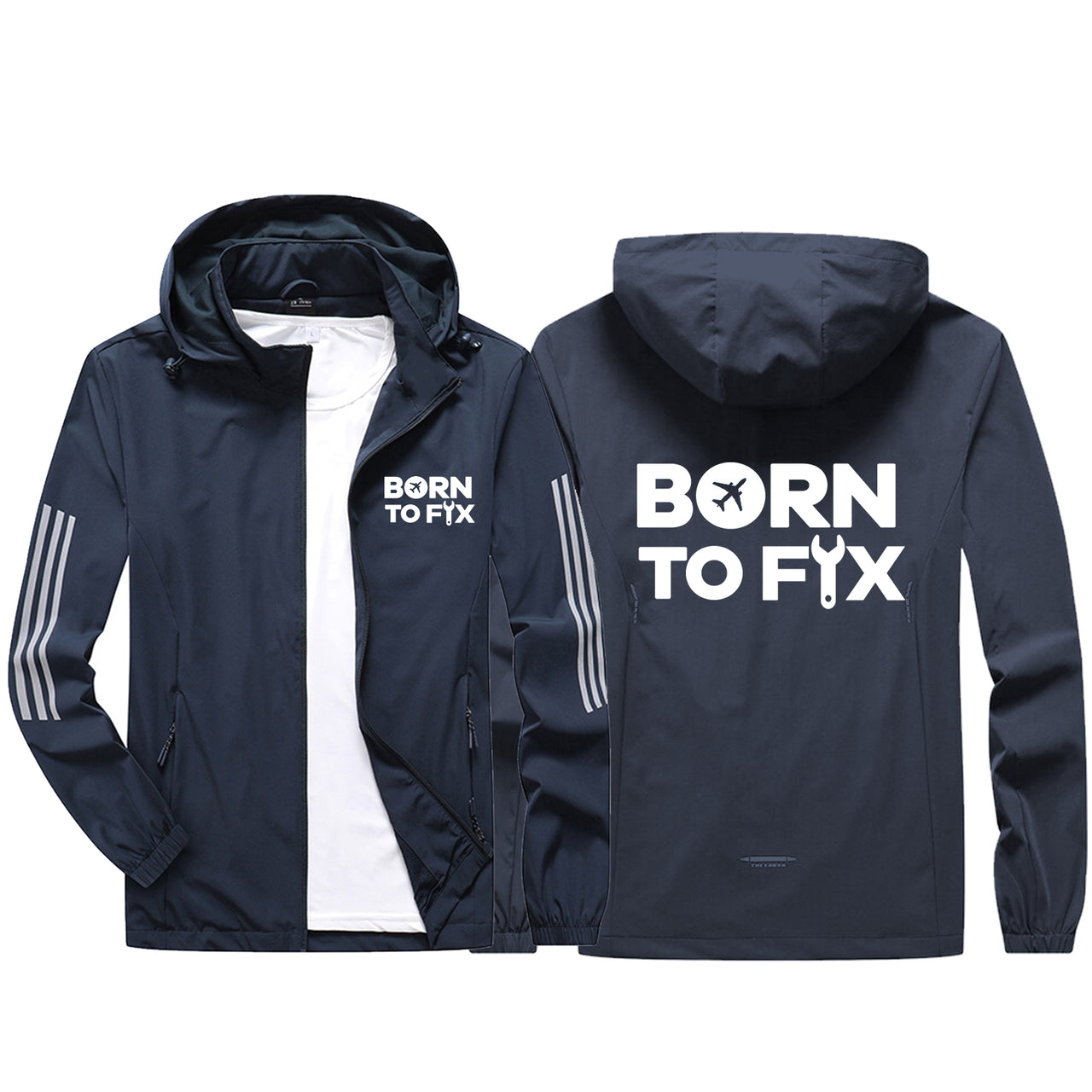 Born To Fix Airplanes Sport & Running Jackets