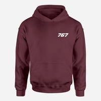 Thumbnail for 767 Flat Text Designed Hoodies