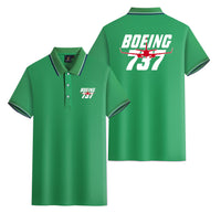 Thumbnail for Amazing Boeing 737 Designed Stylish Polo T-Shirts (Double-Side)
