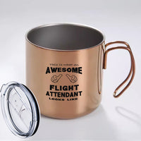 Thumbnail for Flight Attendant Designed Stainless Steel Portable Mugs