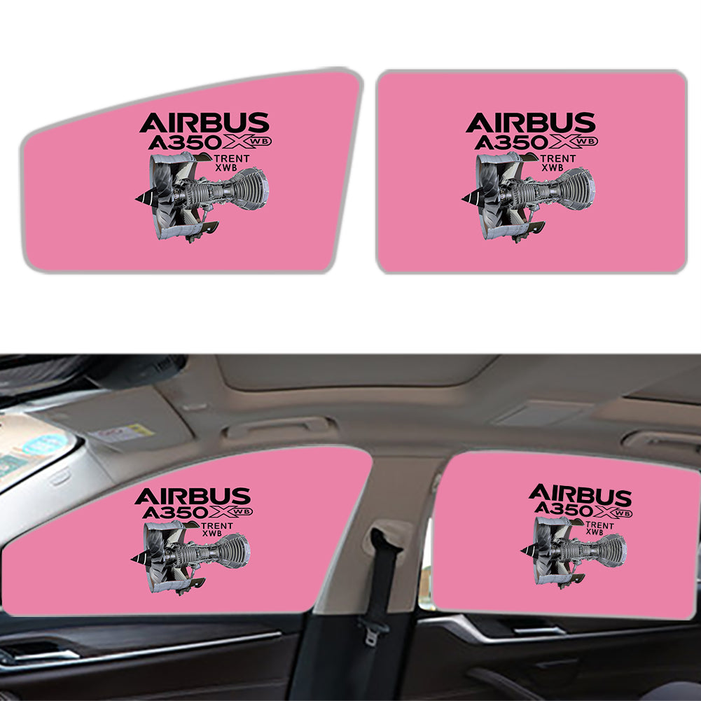 Airbus A350 & Trent Wxb Engine Designed Car Sun Shade (Side window)
