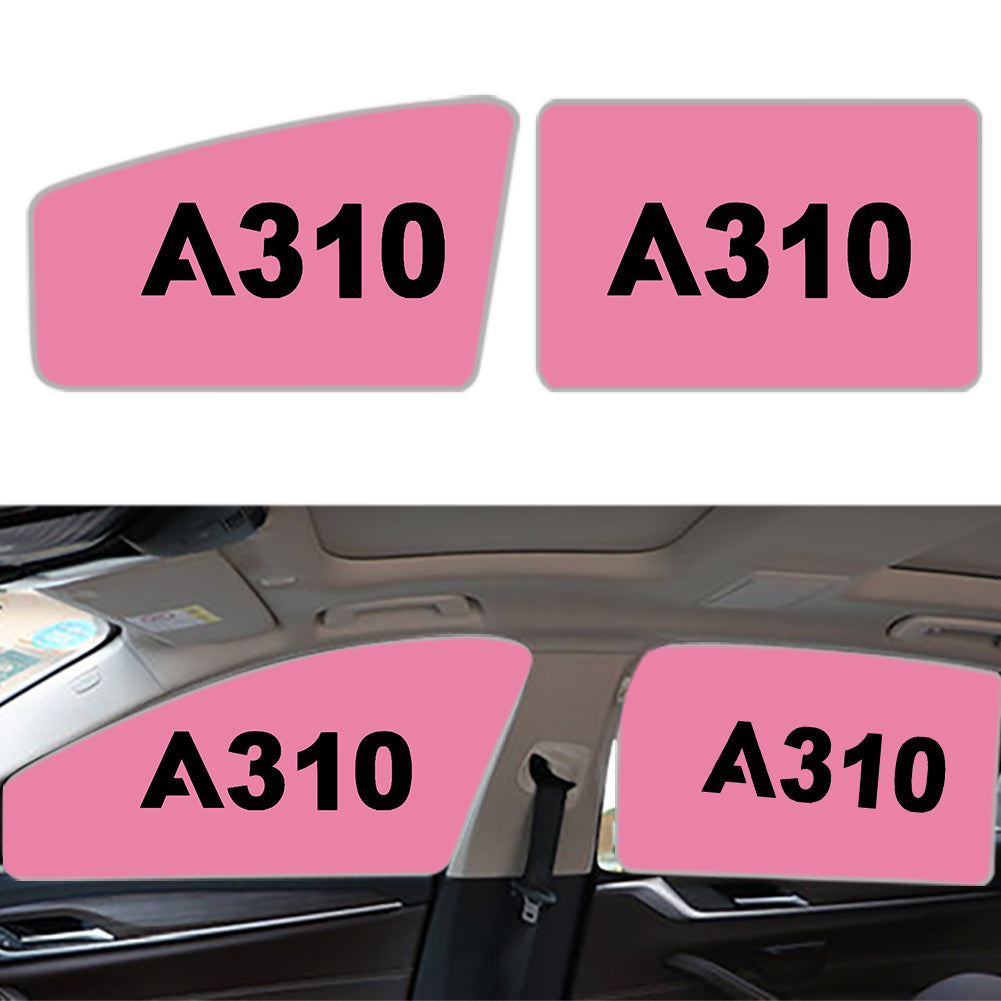 A310 Flat Text Designed Car Sun Shade (Side window)