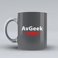 Thumbnail for Avgeek Designed Ceramic White Mugs