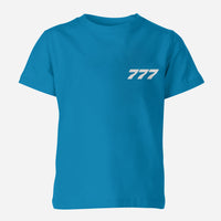 Thumbnail for 777 Flat Text Designed Children T-Shirts