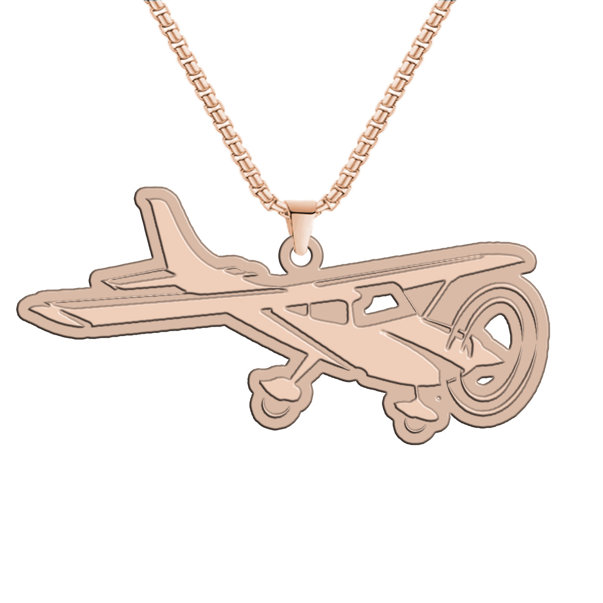 Cessna Aeroclub Designed Hollow Necklace