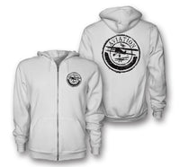 Thumbnail for Aviation Lovers Designed Zipped Hoodies
