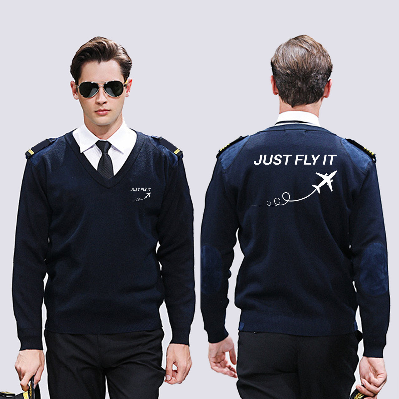 Just Fly It Designed Wool Pilot Sweaters