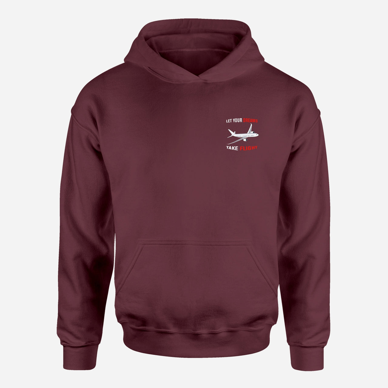 Let Your Dreams Take Flight Designed Hoodies