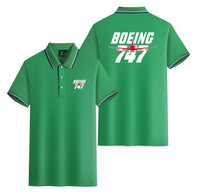 Thumbnail for Amazing Boeing 747 Designed Stylish Polo T-Shirts (Double-Side)