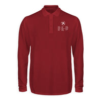 Thumbnail for Aviation Alphabet 2 Designed Long Sleeve Polo T-Shirts