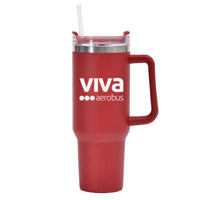 Thumbnail for Viva Aerobus 40oz Stainless Steel Car Mug With Holder