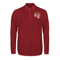 Thumbnail for Jet Fuel Only Designed Long Sleeve Polo T-Shirts