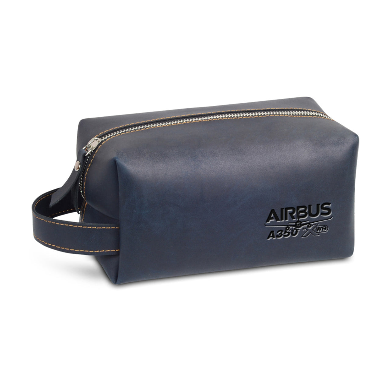 Amazing Airbus A350 XWB Designed Leather Clutch Toiletry Bag