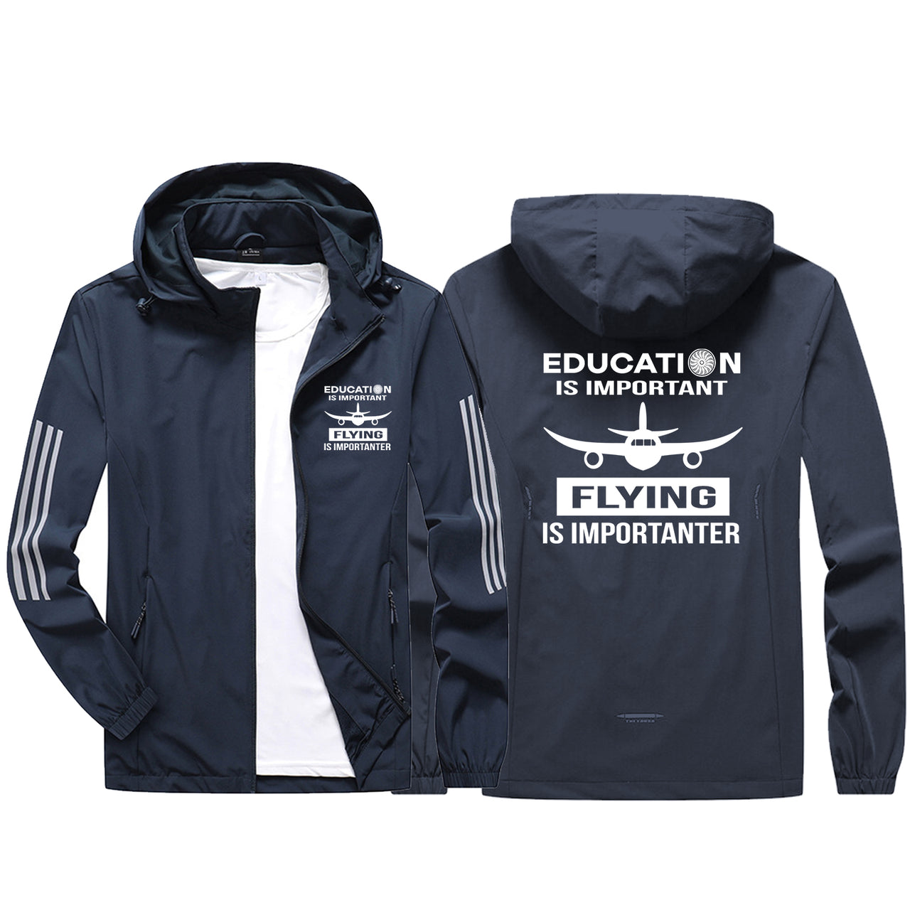 Flying is Importanter Sport & Running Jackets
