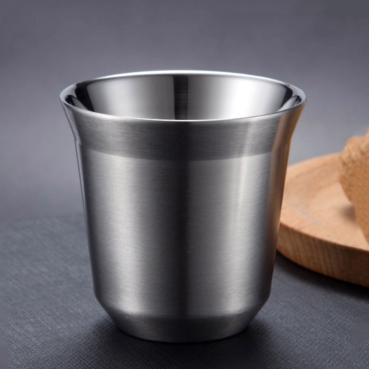 NO Designed Double Wall Stainless Steel Coffee Mugs