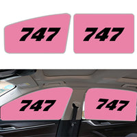 Thumbnail for 747 Flat Text Designed Car Sun Shade (Side window)