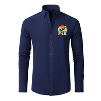 Thumbnail for Retro Fighter Jet F15 Designed Long Sleeve Shirts