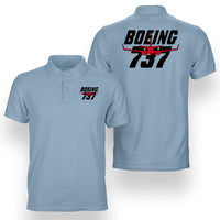 Thumbnail for Amazing Boeing 737 Designed Double Side Polo T-Shirts