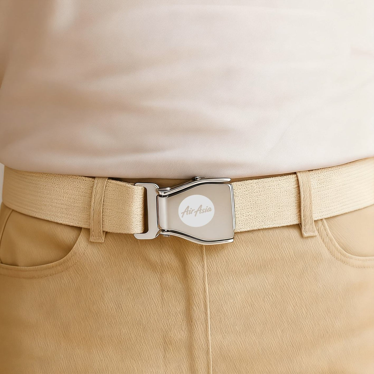 AirAsia Designed Fashion Airplane Seat Belts