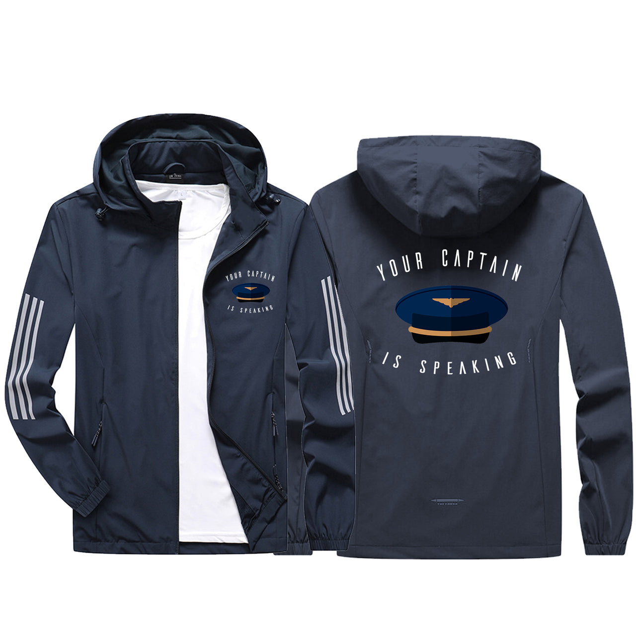 Your Captain Is Speaking Sport & Running Jackets