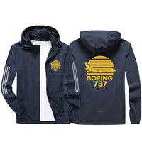 Thumbnail for Retro Boeing 737 Design Sport & Running Jackets