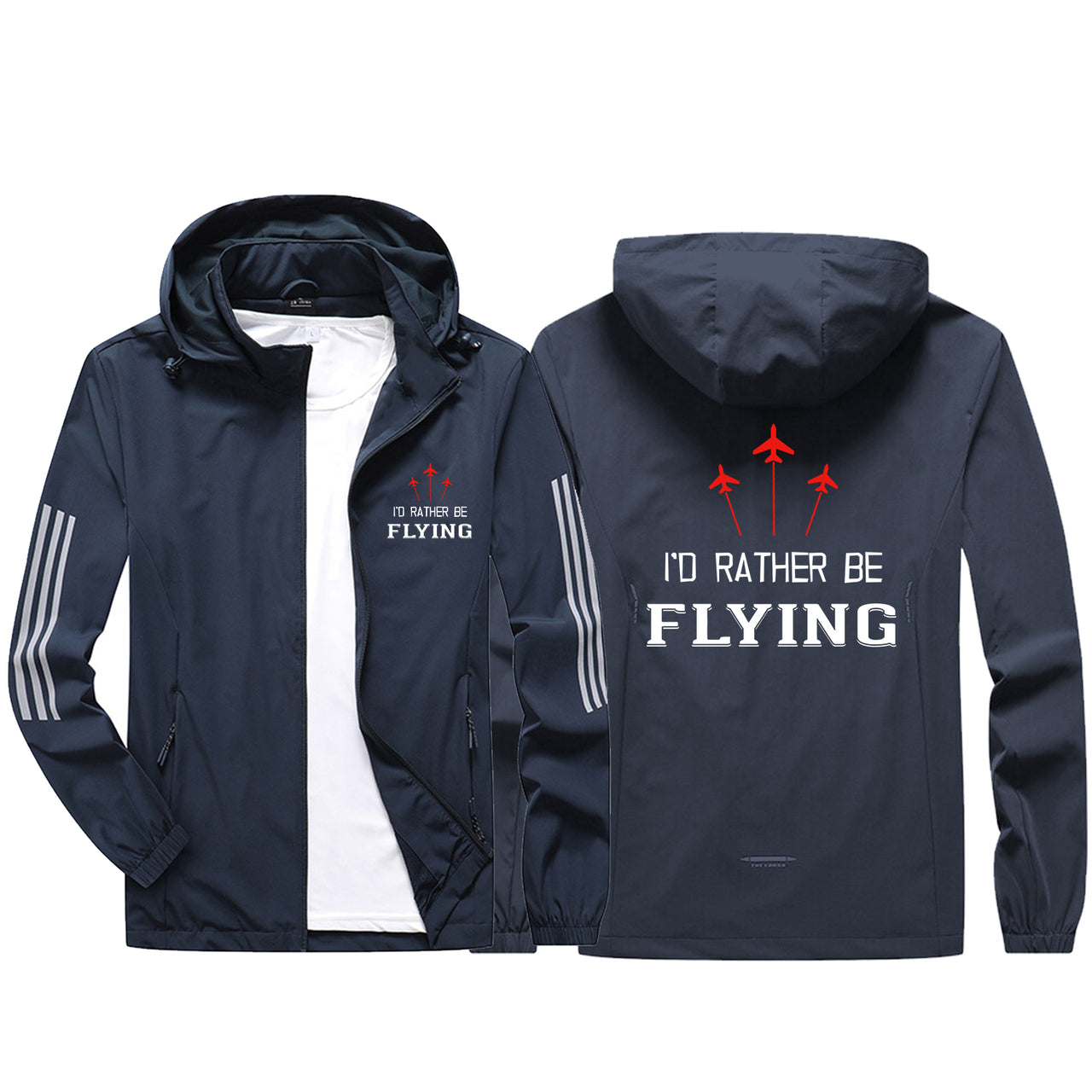 I'D Rather Be Flying Sport & Running Jackets