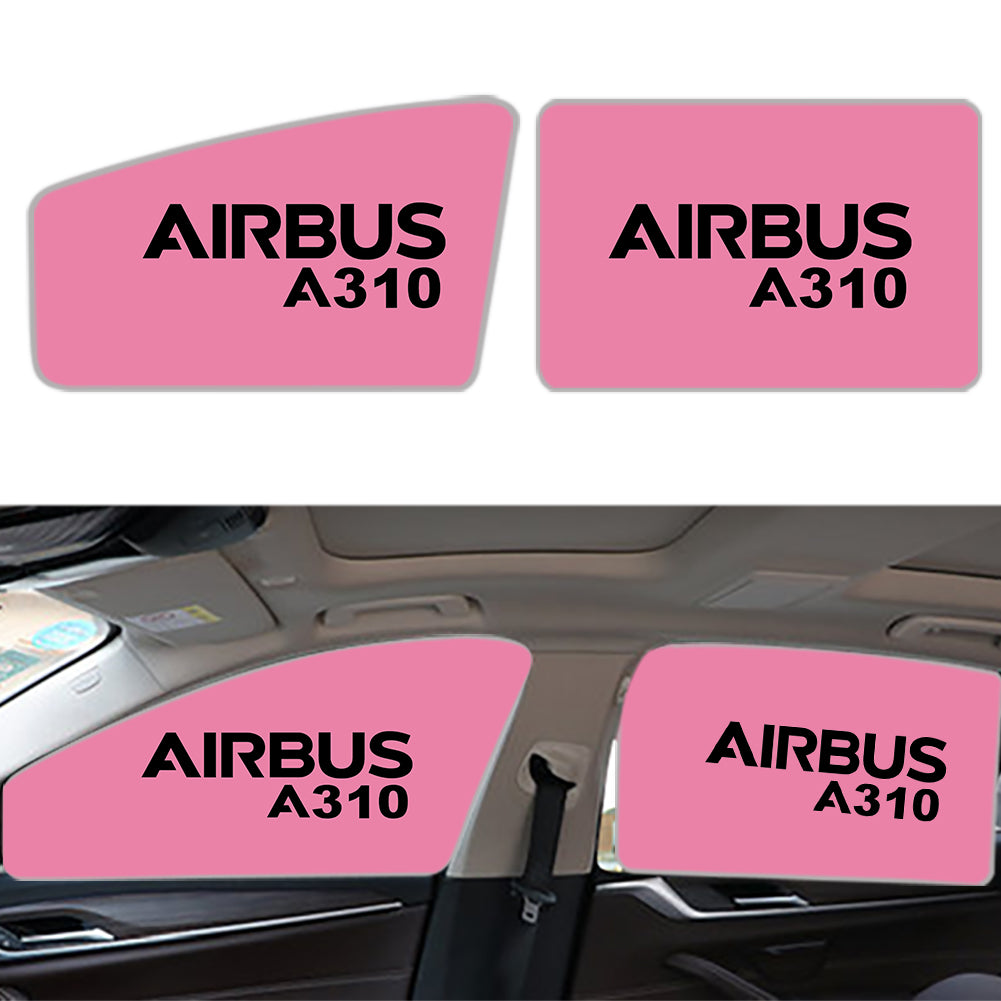 Airbus A310 & Text Designed Car Sun Shade (Side window)