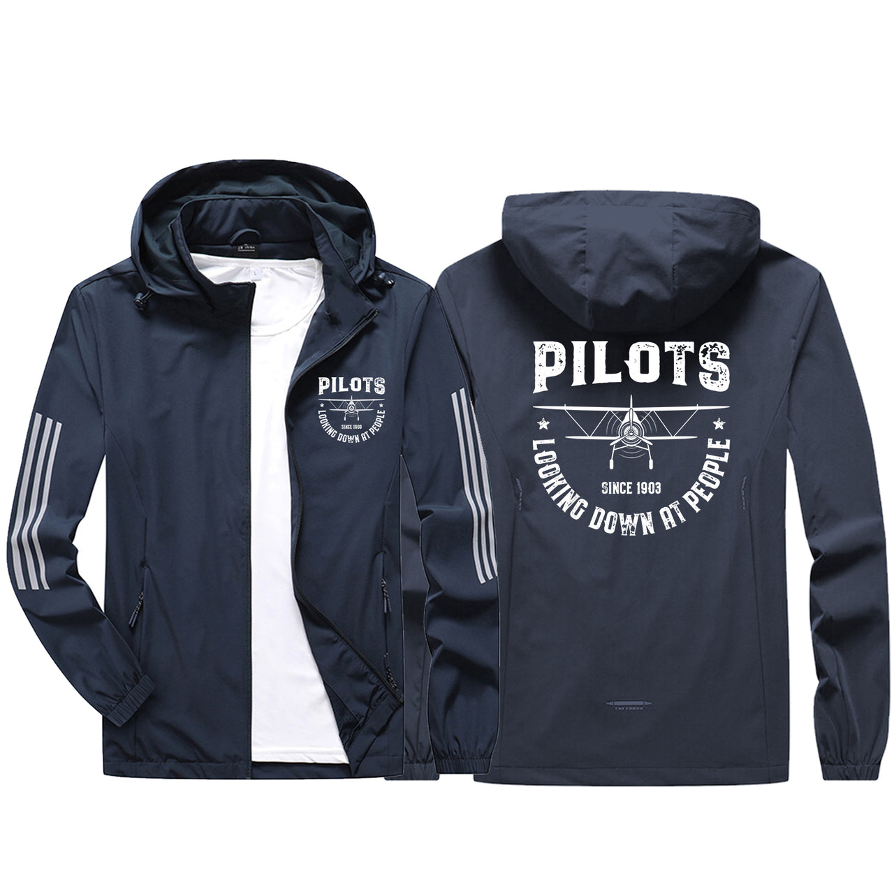 Pilots Looking Down at People Since 1903 Sport & Running Jackets