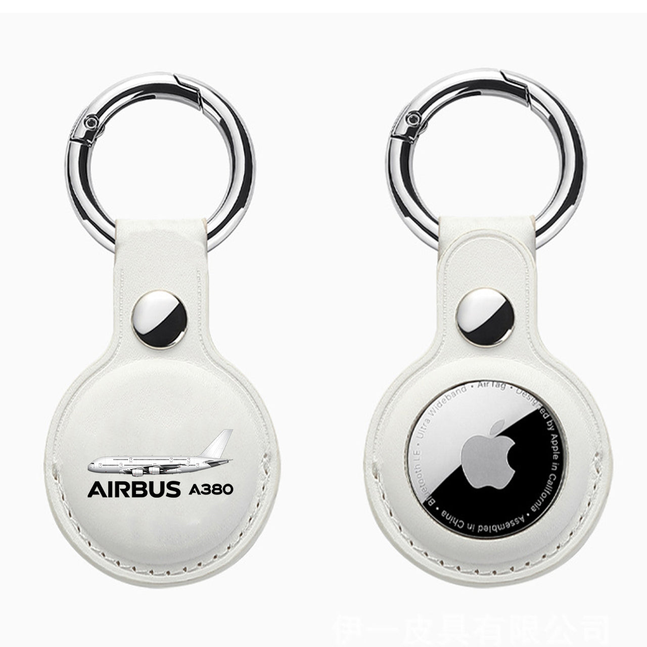The Airbus A380 Design Airtags Leather Cases