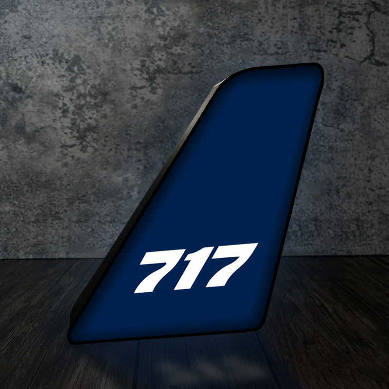 717 Flat Text Designed Led Aircraft Tail & 3D Lamp - view 8