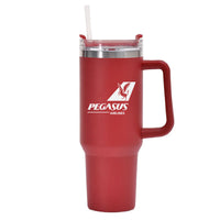 Thumbnail for Pegasus Airlines 40oz Stainless Steel Car Mug With Holder