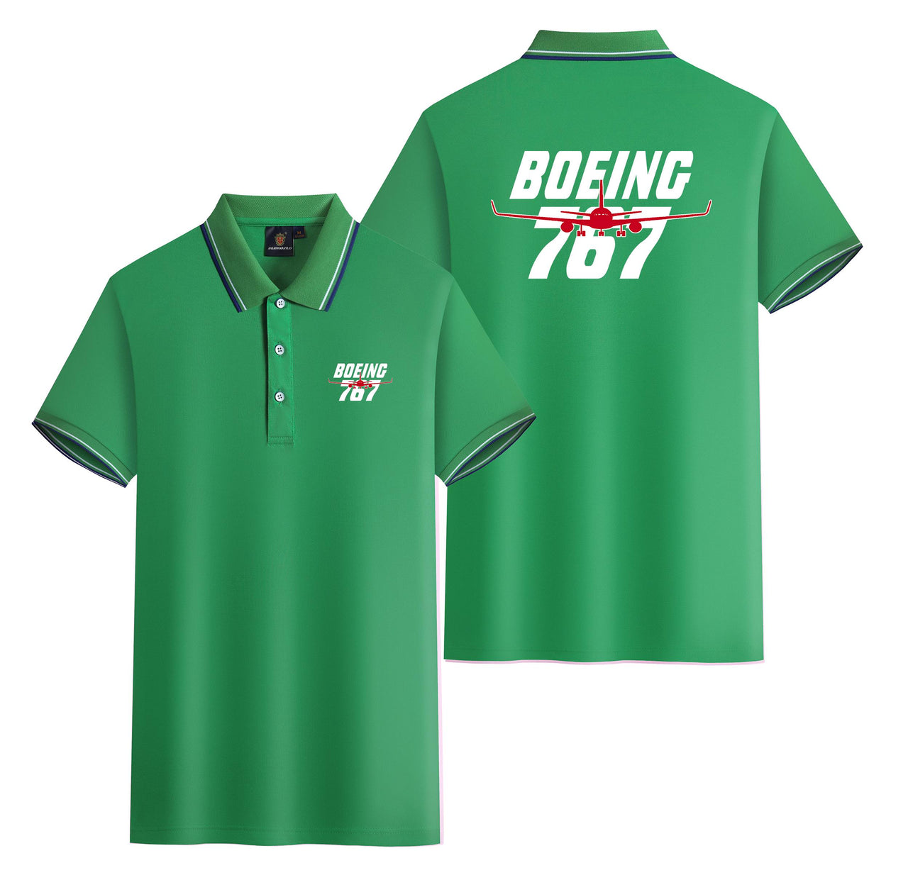 Amazing Boeing 767 Designed Stylish Polo T-Shirts (Double-Side)