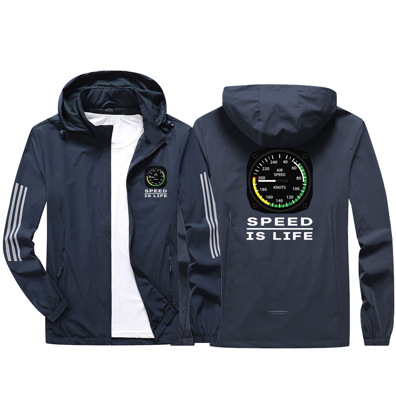Speed Is Life Sport & Running Jackets