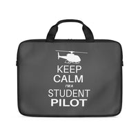 Thumbnail for Student Pilot (Helicopter) Designed Laptop & Tablet Bags